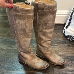 Frye Brown Over the Knee Boots Equestrian Style